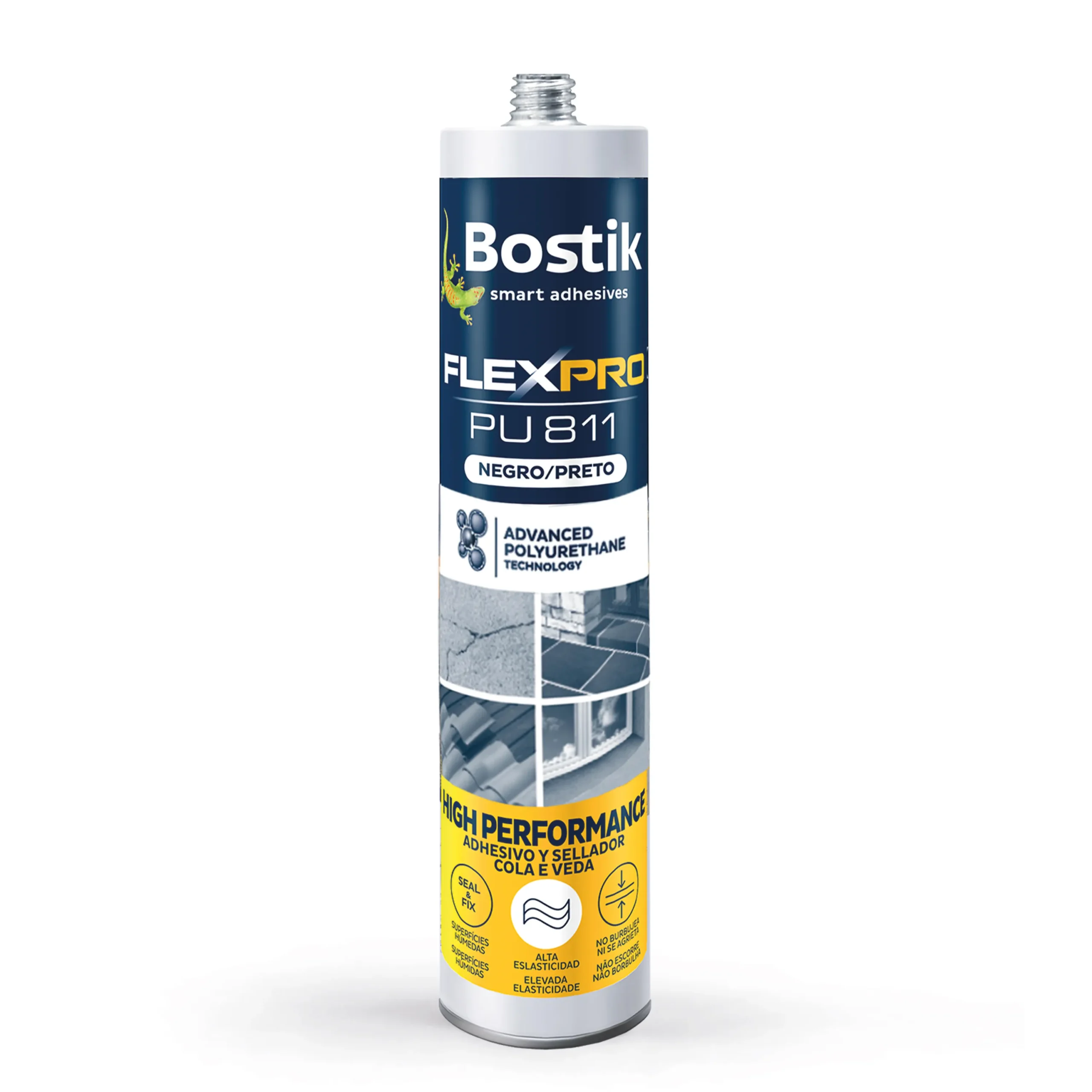 COLA E VEDA BOSTIK FLEXPRO PU811 CINZENTO 300ML